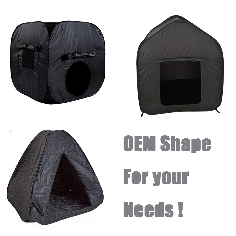 Black Children's Kids Dark Den Tent Playhouse Popup Tents For Quiet ...